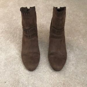 Taupe booties Size 9